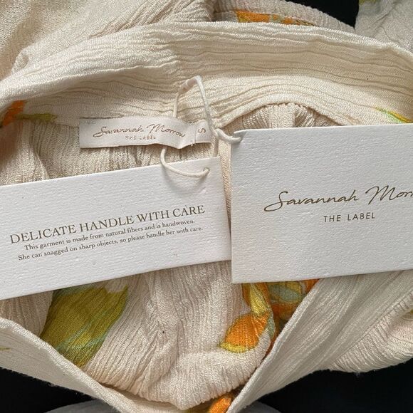 Savannah Morrow Verita Short SAMPLE Size Small Bamboo Silk Blend High Waisted - Picture 15 of 15